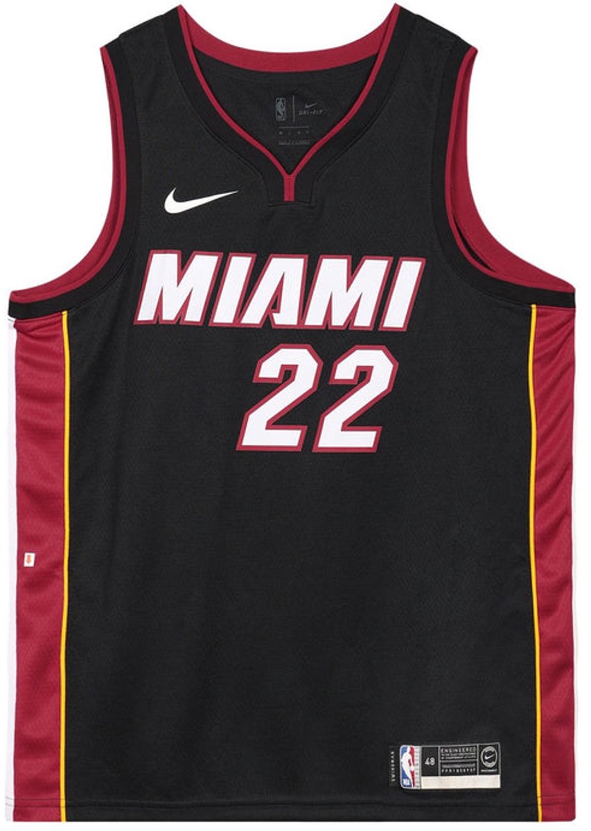 Nike NBA SW Fan Edition Miami Heat Butler No. 2 Retro Basketball Jersey Zwart
