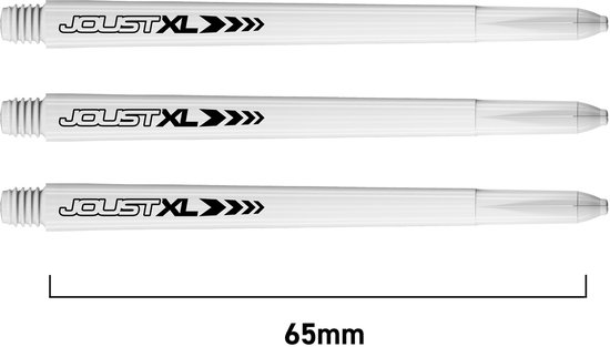 Red Dragon - Joust XL Shafts - 65mm - Wit van Red Dragon — afbeelding 2