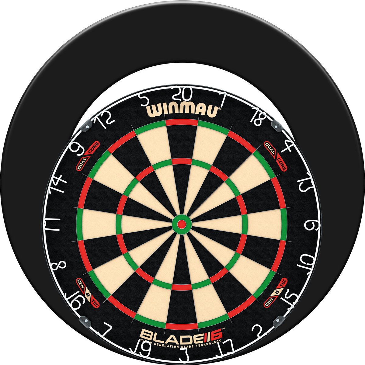 Winmau Blade 6 Dual Core + Surround - Dartset Blauw
