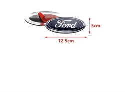 Ford Embleem - Logo voor Grill/kofferbak - 12,5 cm