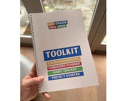 ADHD Focus Toolkit - Tools voor extra focus bij werk of studie - Eisenhower Matrix - Pomodoro Planner - Habit tracker - Project Starter - AlleDagenHeelDruk