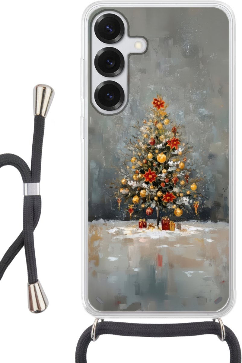 Kerstboom - Cadeaus - Rood - Goud