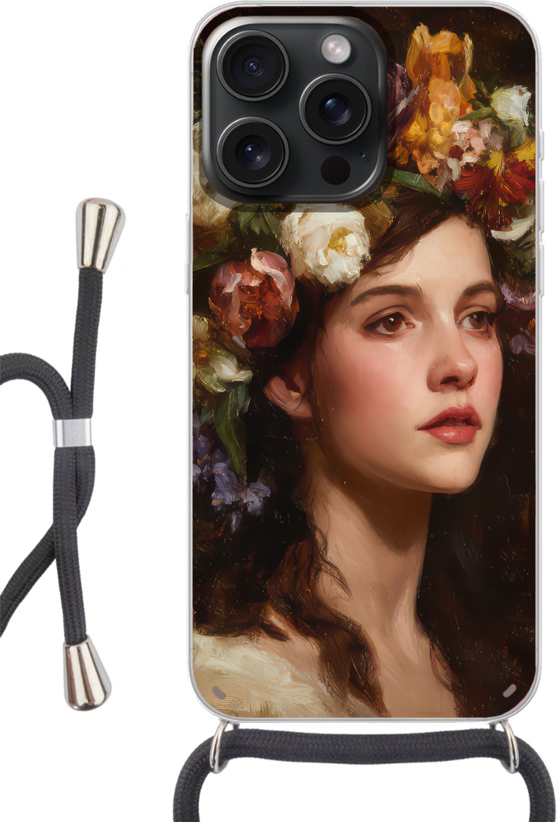 Portret - Vrouw - Bloemen