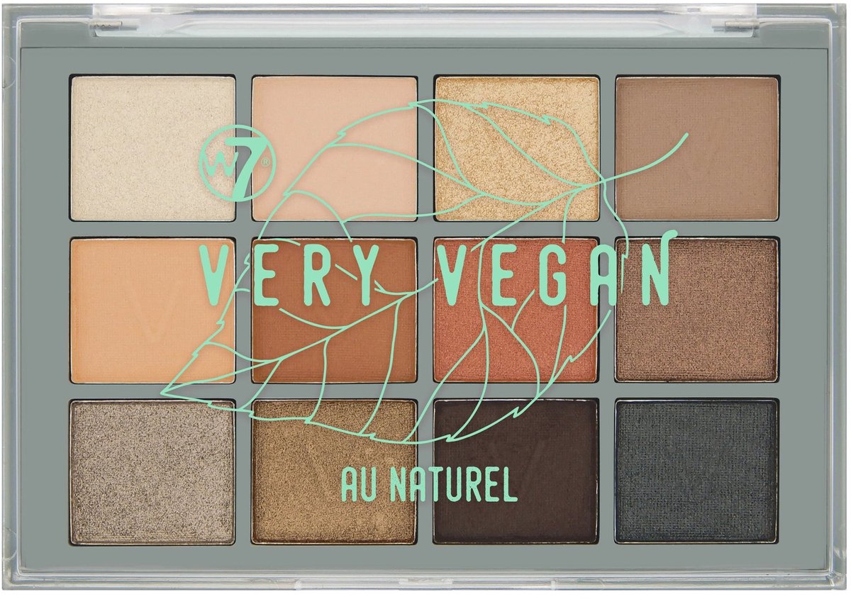 W7 Oogschaduw Pallet Very Vegan au Naturel 12gr nude