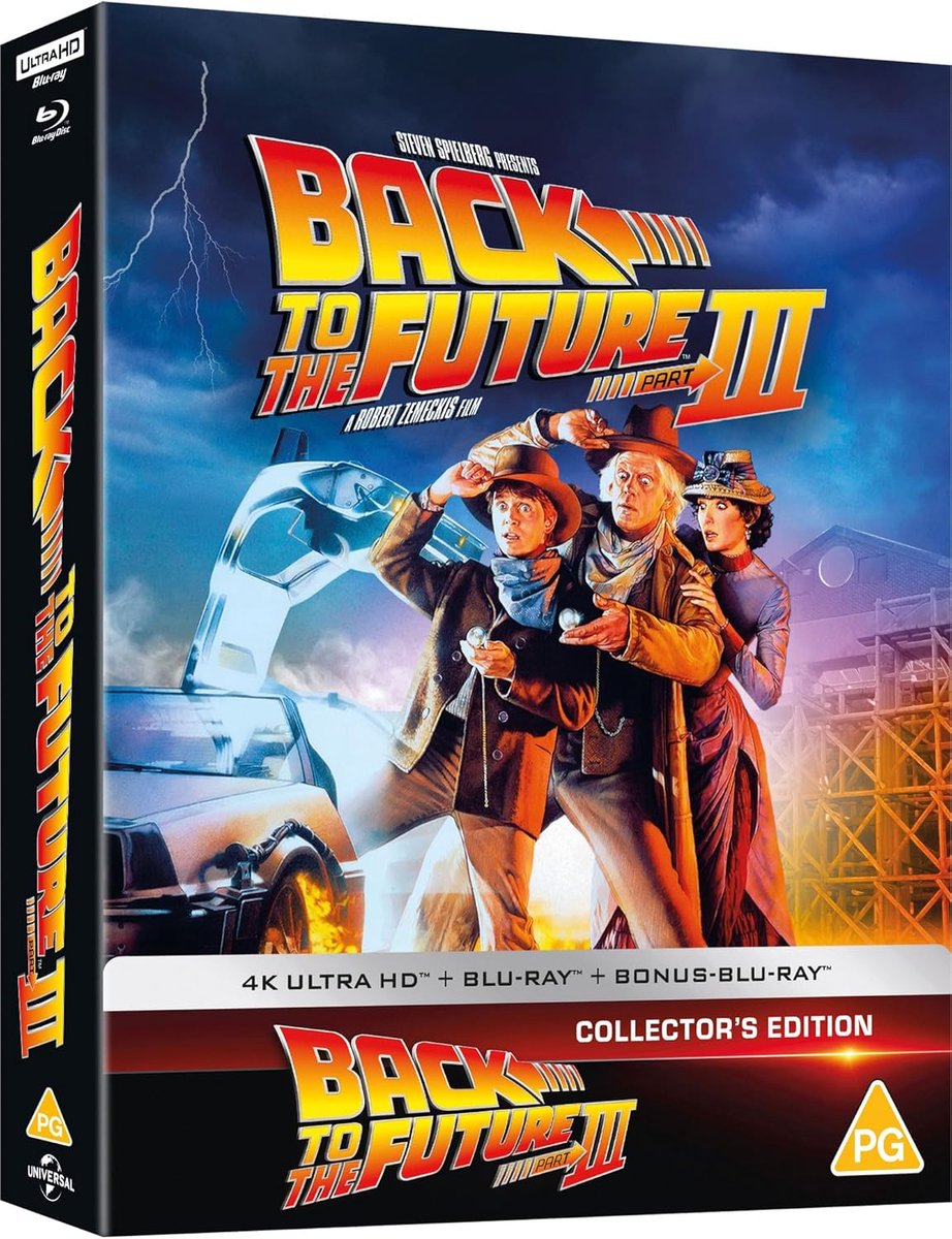 Back to the Future 3 - Limited Collector's Steelbook - 4K Ultra HD + Blu-ray - Import