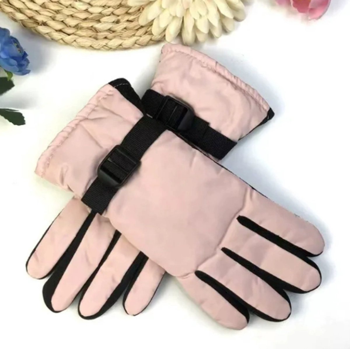 Winterfietsen - Buitenwandelen - Sportfietsen - Warme handschoenen (Roze)