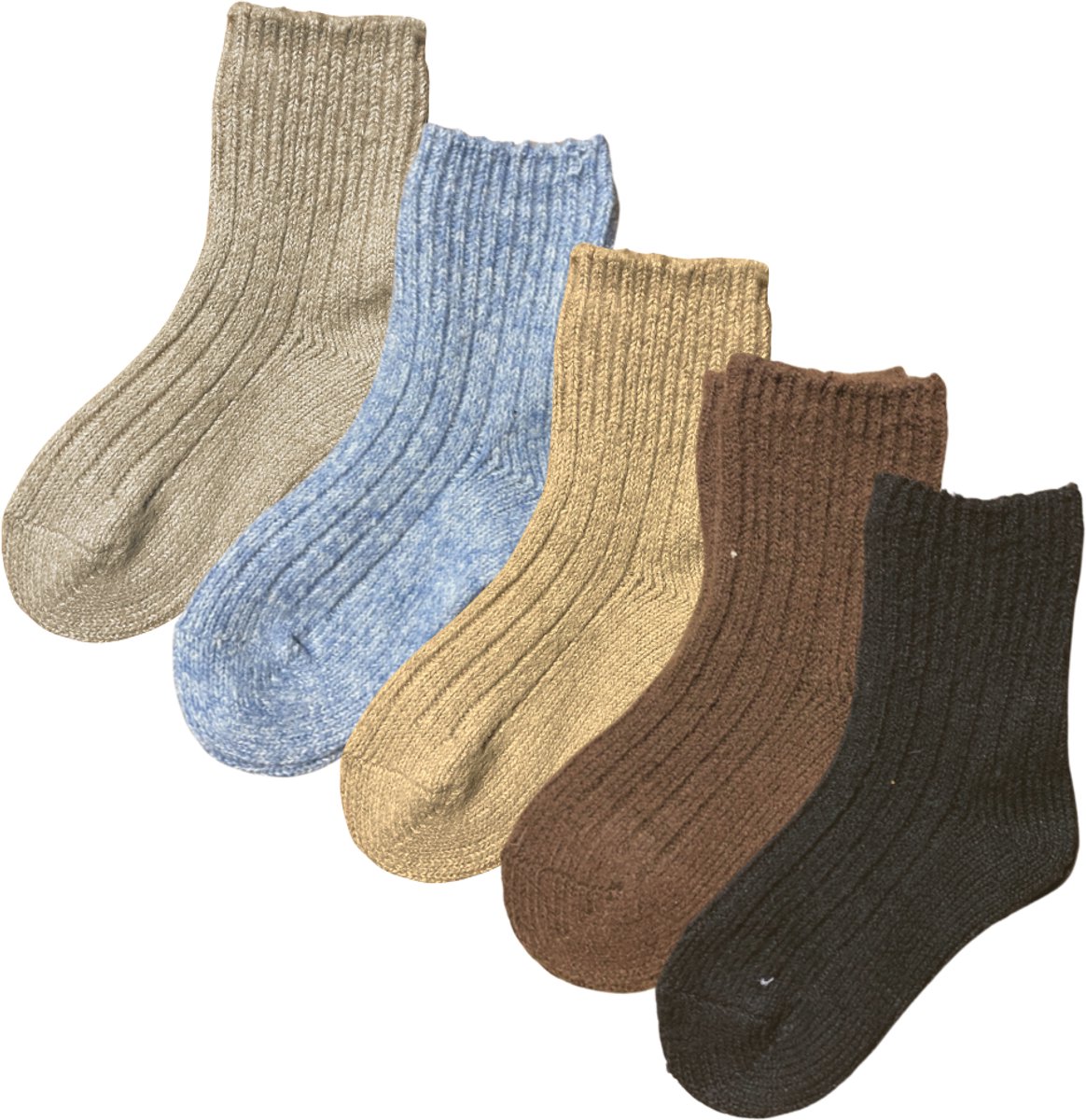 green-goose® Alpaca Sokken Kinderen - Maat 31-34 - Zwart - Heerlijk Zacht Alpacawol