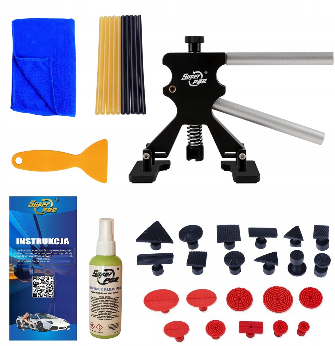 PDR Deuktrekker Set - Professionele reparatie zonder lakschade