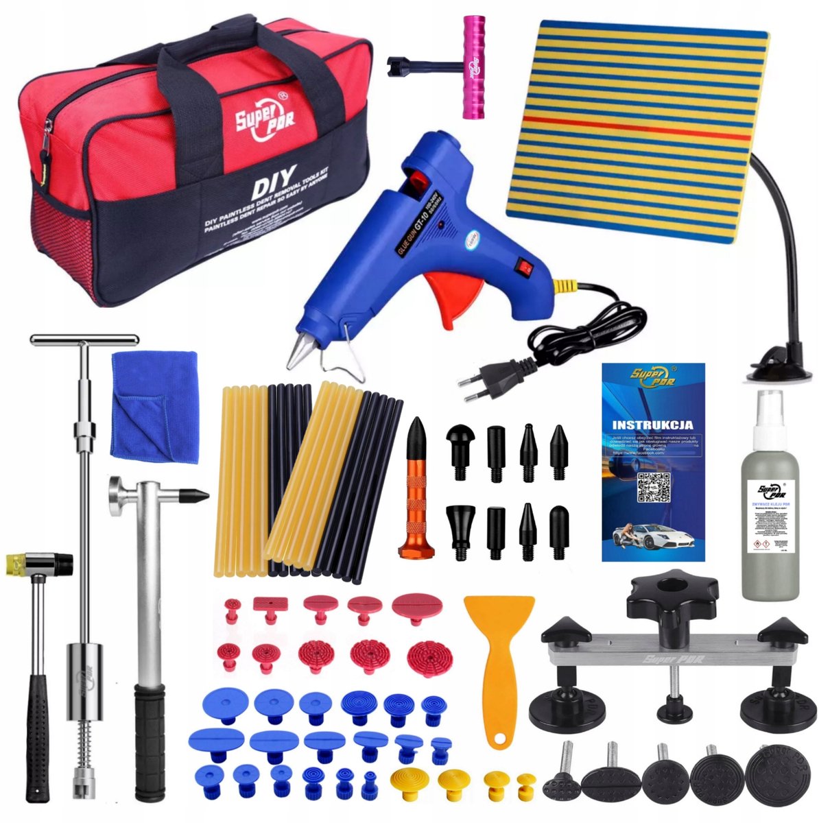 Professionele PDR set: Deukverwijderaar voor auto's met gratis accessoires