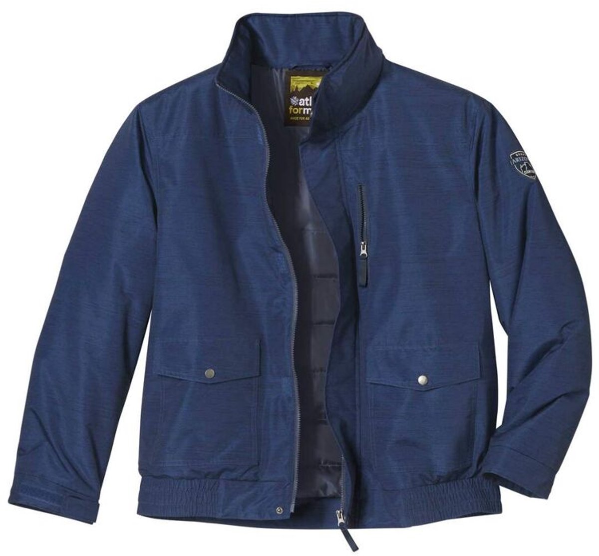 ATLAS FOR MEN - Gewatteerd microvezel jack - Heren - Verkrijgbaar in grote maten - XXL