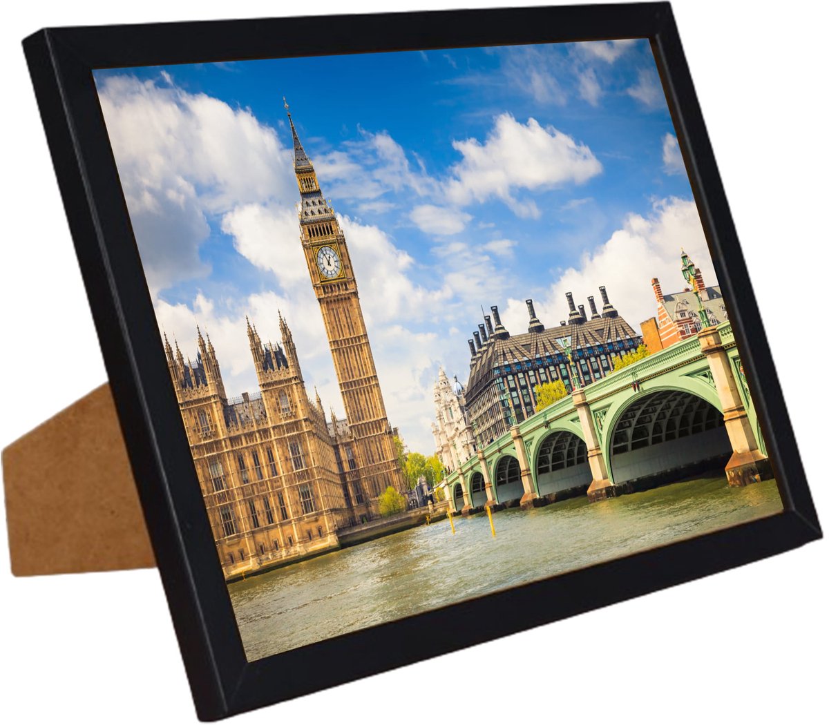 BASIC Serie - MDF Fotolijst - 20x25 cm - Zwart - 15/15 mm Profiel