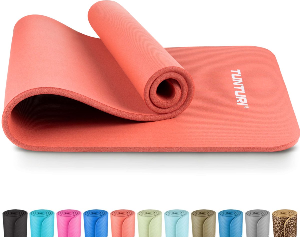 Tapis de yoga Tunturi 8mm - Tapis de yoga - Tapis de sport Extra épais - 180x60x0,8 cm