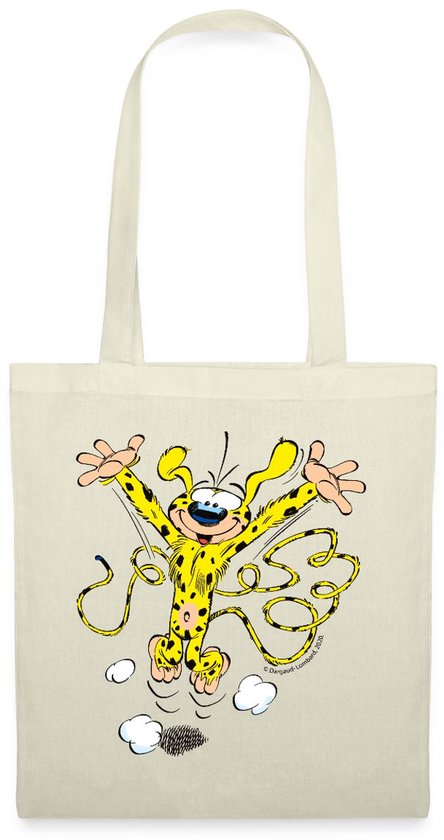 Sac En Tissu Marsupilami - Tote Bag Coton 10L - Poignées 30 Cm - Design Officiel - Pour Courses, Plage, Quotidien - 8