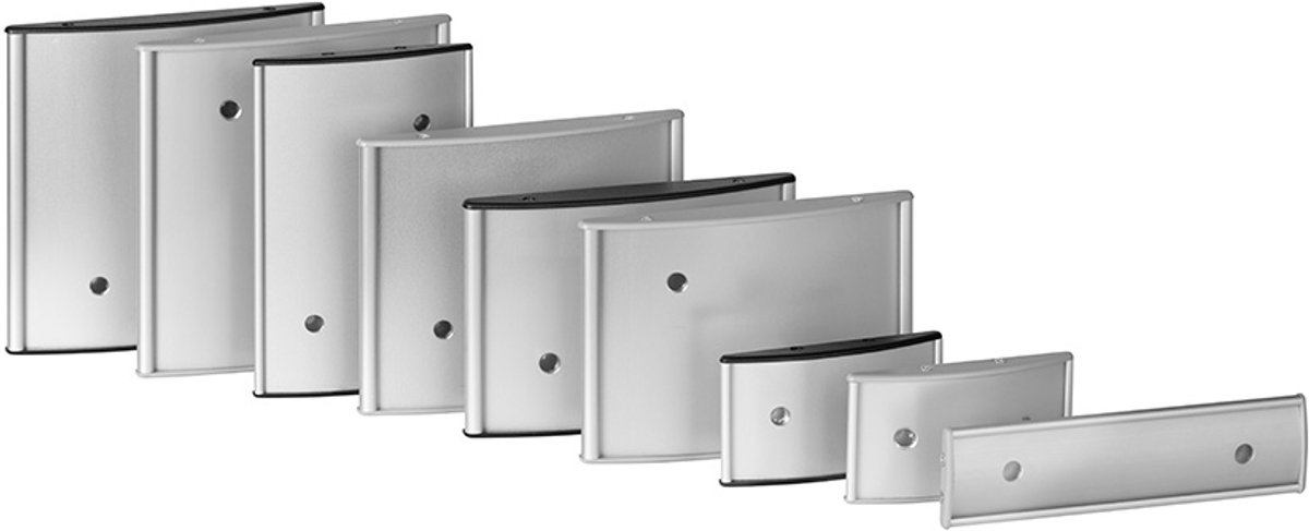 Deurbordje „Pisa“ - Grijs - 150x150 mm (B x H)