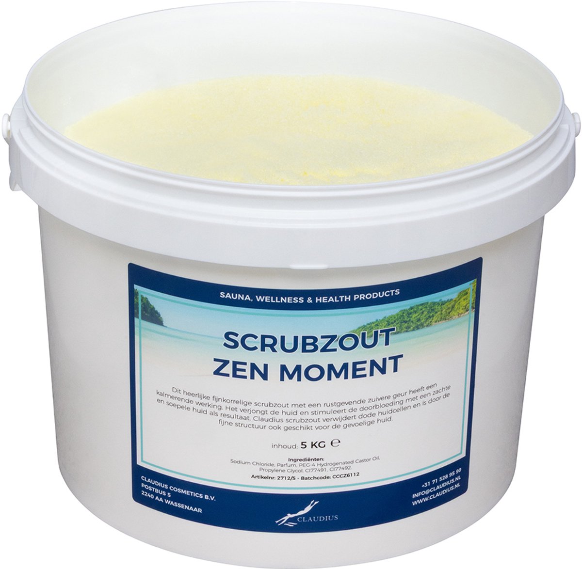 Scrubzout Zen Moment - 5 KG - Hydraterende Lichaamsscrub