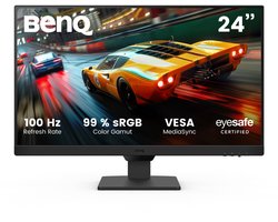 BenQ Full HD 24 inch Monitor GW2490 - 100Hz - IPS Computerscherm- Full HD - 99% sRGB - EyeCare Beeldscherm Computer - 2 x HDMI - 1 x Display Port - 2 x 2W ingebouwde speakers