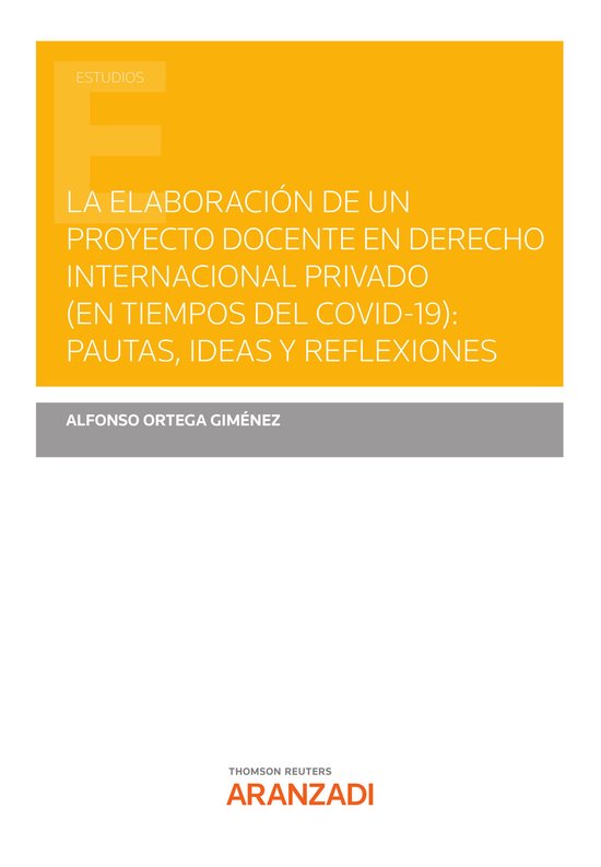 La elaboración de un proyecto docente en Derecho Internacio ... - cover
