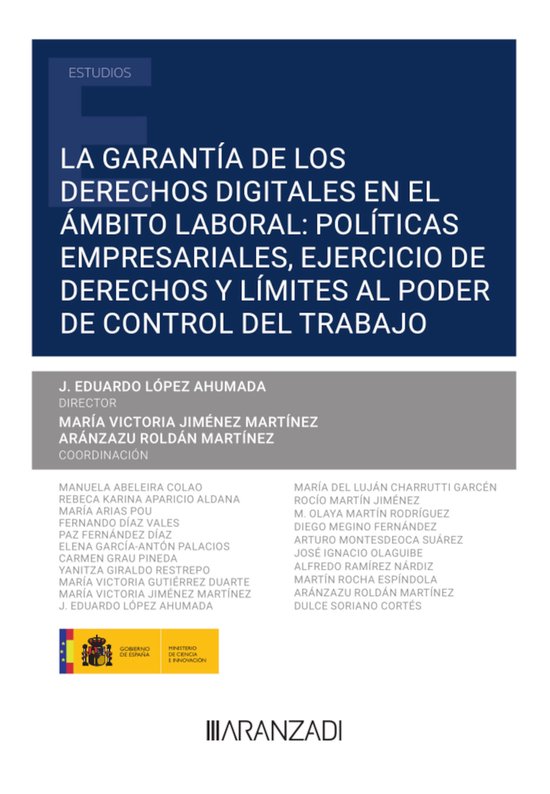 La garantía de los derechos digitales en el ámbito laboral ... - cover
