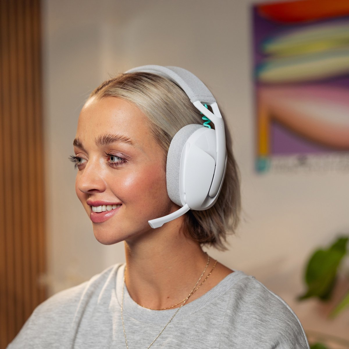 Logitech G G321 LIGHTSPEED - Draadloze Game Headset - Wit — afbeelding 3