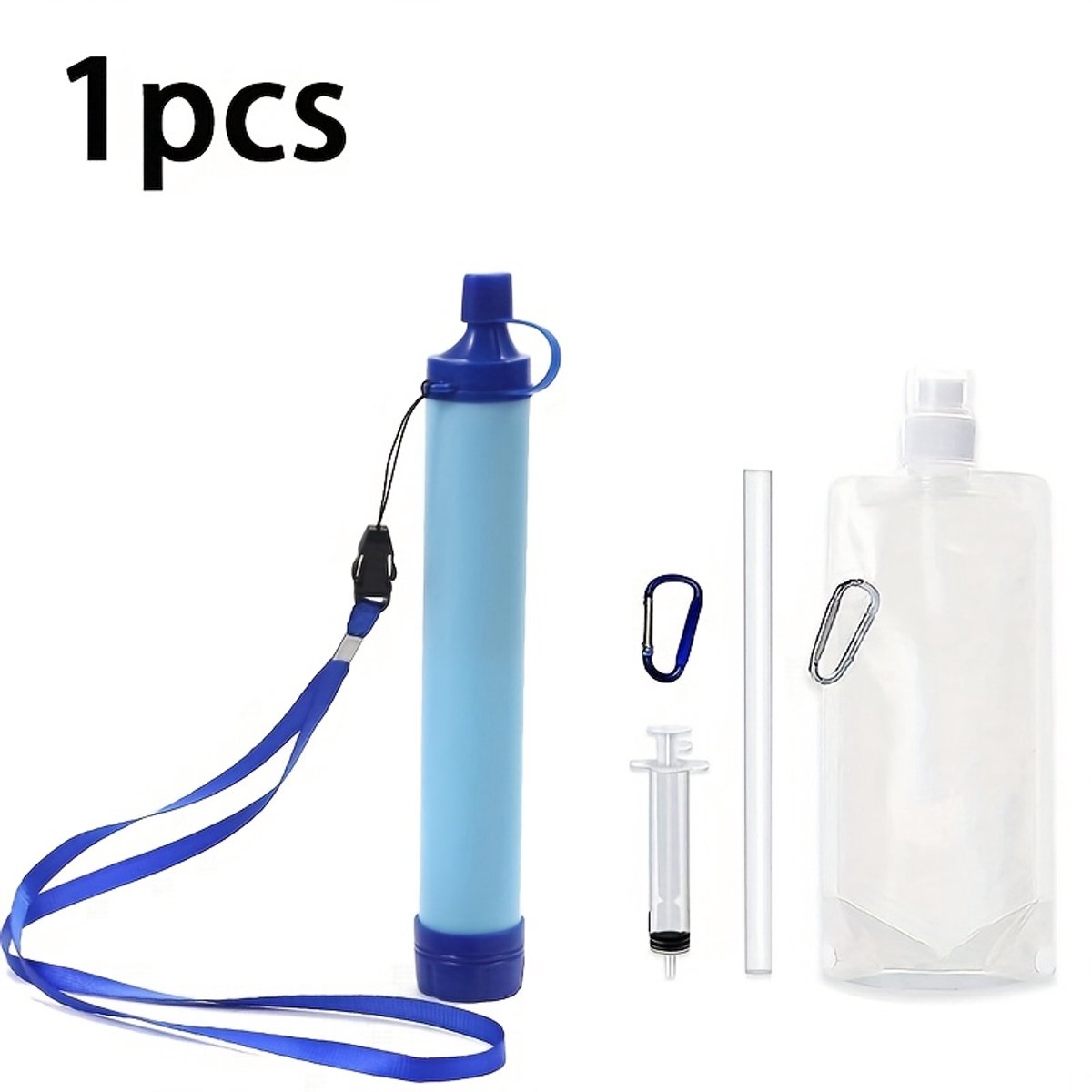 Livé® Draagbare Waterzuiveraar – Outdoor Filter voor Kamperen & Nood