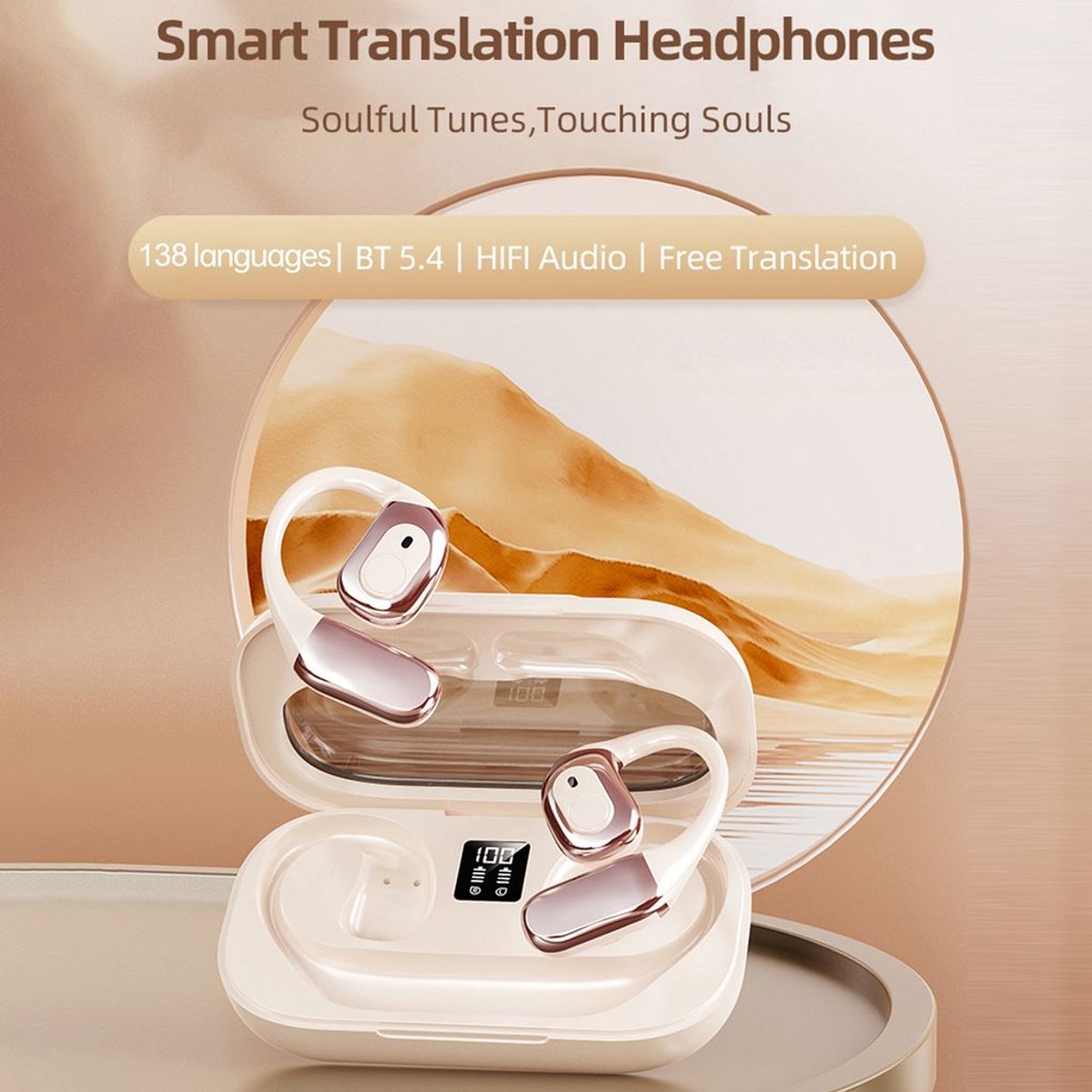 Taalvertaler Draadloze Vertaaloordopjes - afbeelding 3