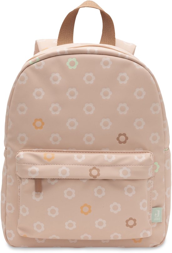 Jollein Rugzak Flower - Waterafstotend - 24x12x29cm - Roze