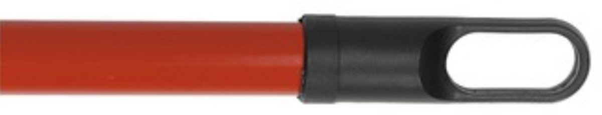 Sorbo steel - vloermop - Frans schroefdraad - rood - 120 cm