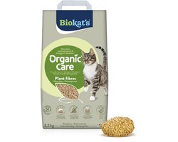 Biokat's Organic Care Plant fibres - 3,2 kg - Kattenbakvulling - Klontvormend - Zonder geur