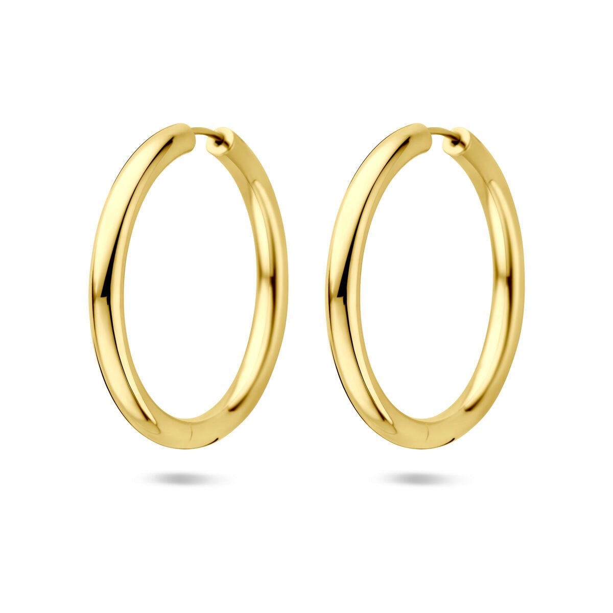 Zilveren vergulde klapoorringen 39 mm 1 micron - 2104129