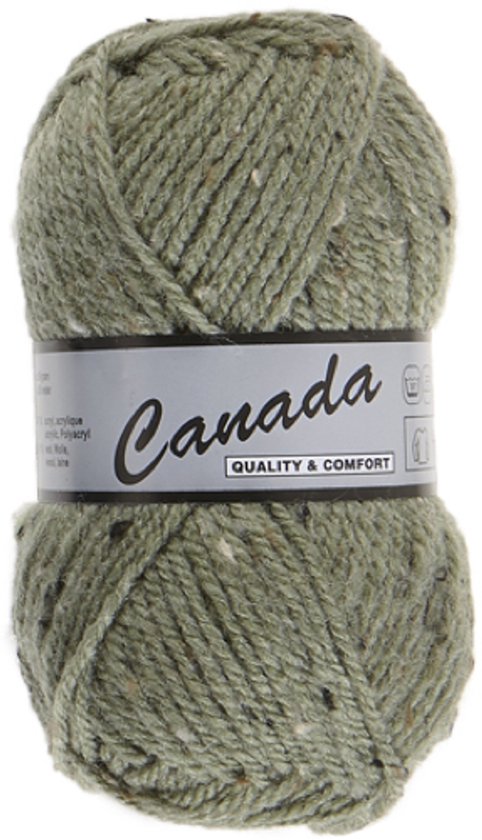 Lammy Yarns - Canada groen (4950 - 5 bollen van 50 gram - breigaren - haakgaren met wol