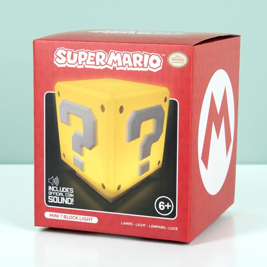 Super Mario Mini Question Block Light V4 van Paladone van Merkloos — afbeelding 4