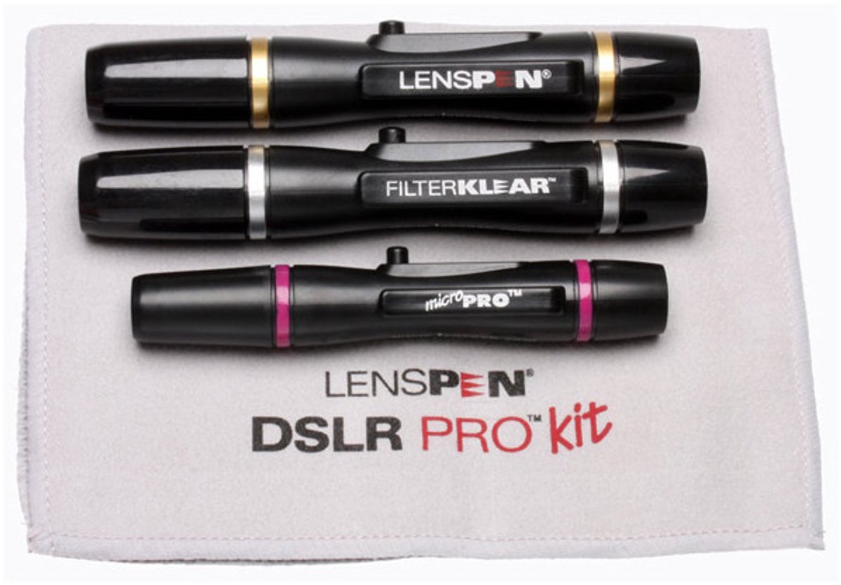 Lenspen schoonmaakset voor objectieven, viewfinders en filters