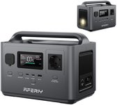 AFERIY Draagbare generator 400w 256wh - Powerstation LiFePO4 Batterij - Snelladen in 1 -5 uur - 5 Poorten - Pure Sinusgolf 230V - UPS Functie