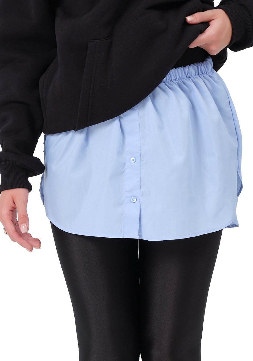 Blackrock blouse extender - onderrokken voor dames - Katoen - verlengstuk onderrok - blauw - L