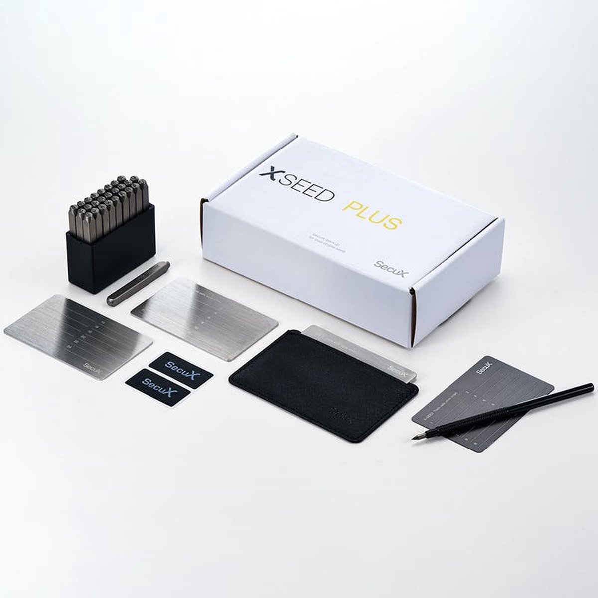 X-Seed Plus - Hardware wallet - Bitcoin - Crypto - Geschikt voor SecuX - Ledger Nano S / X en Trezor - Cryptosteel - SecuX Technology Inc.
