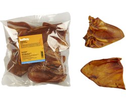 Boomy - Varkensoren - Hondensnacks - 100% natuurlijke gedroogde vleessnacks – Kauwsnacks voor honden – Hondensnoepjes - 8 stuks