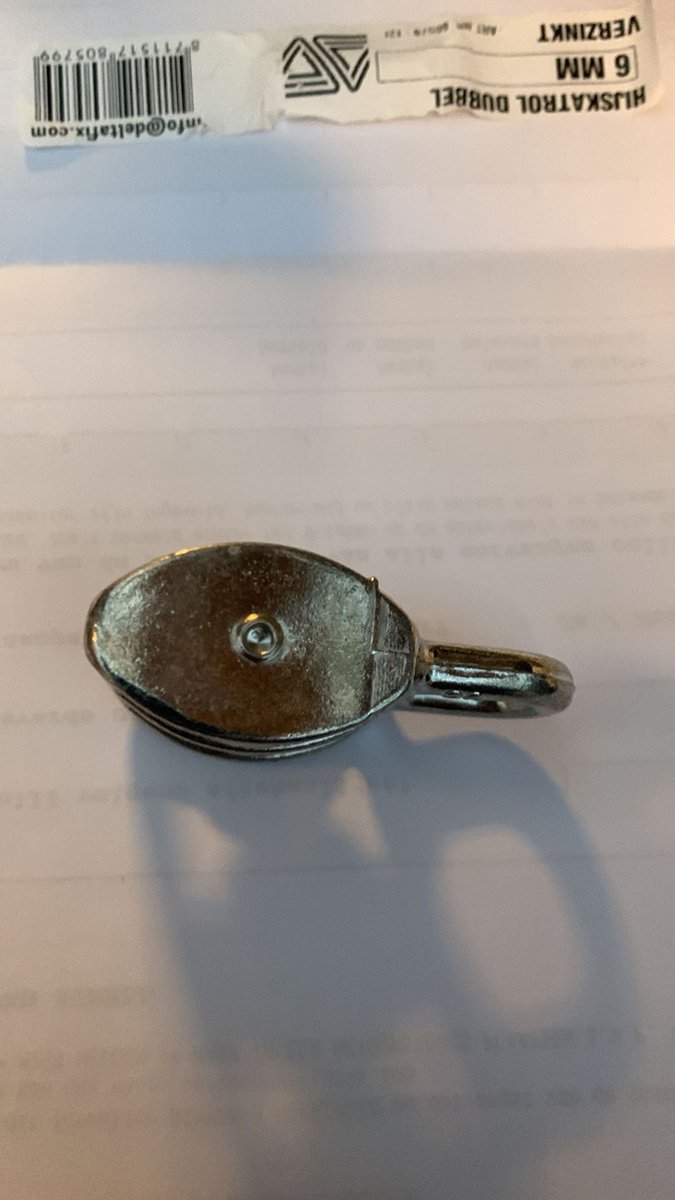 Deltafix - Hijskatrol dubbel verzinkt - 6 mm - 1 stuks