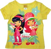 Strawberry Shortcake - Meisjes Kleding - T-shirt - Geel - Maat 104