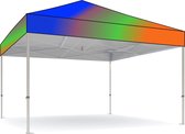 Easy up partytent 4x4m - Professional | Heavy duty PVC - | Frame: Aluminium | Hex 50