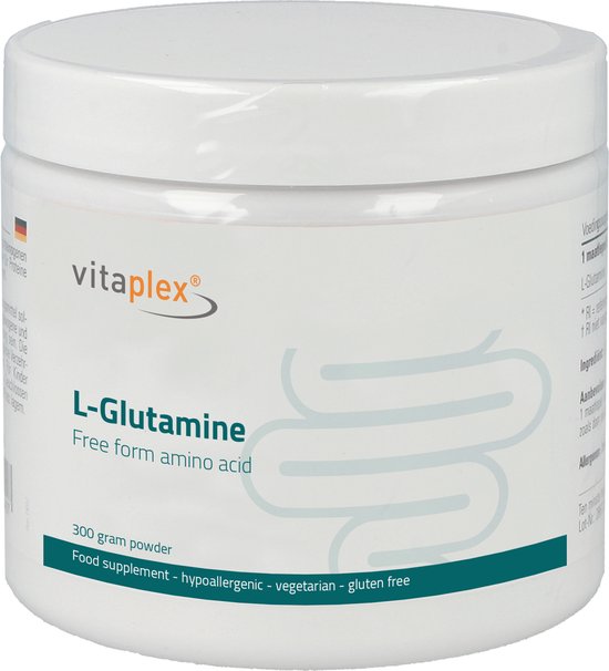 Vitaplex l-glutamine poeder, 300 gr
