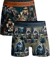 Muchacho Malo boxershorts boys, 2-pack Mongolian