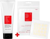 COSRX Pimple Patch + Salicylic Acid Daily Gentle Cleanser 150ml - Set voor Gezichtsreiniging - Huid Onzuiverheden - Pimples Impurities - Puistjes - Botanical Ingredients - Korean Beauty - K Beauty Skincare Set - Dagelijkse Gezichtsverzorging