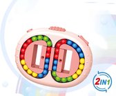 Magic bean board - IQ ball brain game - Anti stress speelgoed - Magic puzzle - Roze