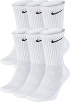 Nike sokken - Nike Everyday Cushion Crew 6Pak  - Maat 42-46 - VOORDEEL PAKKET - 6 stuks - Hoge nike sokken - NIKE - Sportsokken - Sokken - NIEUWE UITAGAVEN - BESTSELLER