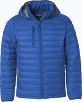 Clique imitatie dons gevoerde jas met capuchon Hudson Heren Kobalt - Maat XL