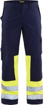 Blaklader Multinorm werkbroek 1478-1514 - Marine/High Vis Geel - C56