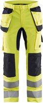 Blaklader Multinorm werkbroek Inherent met stretch 1587-1512 - High Vis Geel/Marineblauw - C48