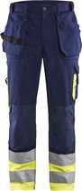 Blaklader Werkbroek High Vis 1529-1860 - Marine/High Vis Geel - D116