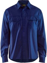 Blaklader Vlamvertragend overhemd 3227-1515 - Marineblauw - XS