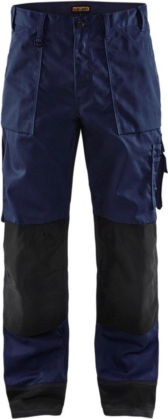 Blåkläder 1523-1860 Pantalon sans poches à clous Bleu marine / Noir taille 52